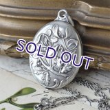 銀製 ヤドリギのスライドミラー（チェーン付）