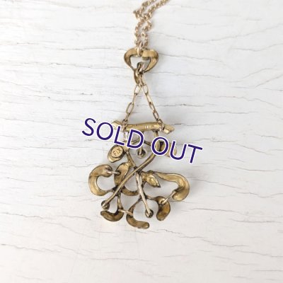 画像6: FIX ヤドリギのゴールドペンダント