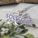 ヤドリギのノットハートペンダント（チェーン付）