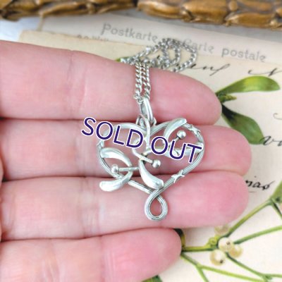 画像11: ヤドリギのノットハートペンダント（チェーン付）