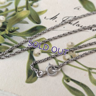 画像7: 銀製 ヤドリギのスライドミラー（チェーン付）