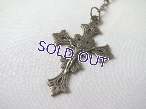 画像3: アメジストカラーのアンティークロザリオ (3)