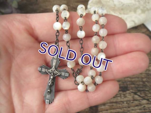 画像6: マザーオブパールのロザリオ (6)