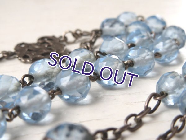 画像4: ブルーガラスのロザリオc (4)