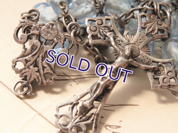 画像3: ブルーガラスのロザリオc (3)