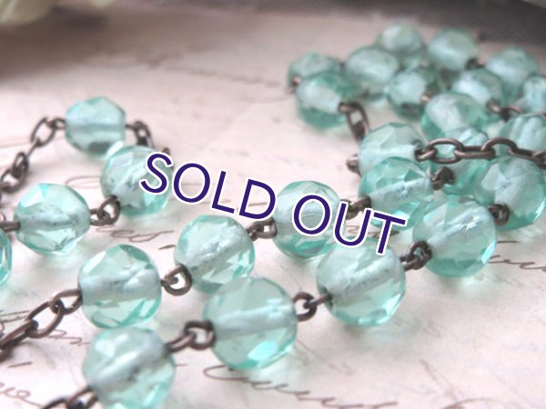 画像7: アクマリンカラーのロザリオ (7)