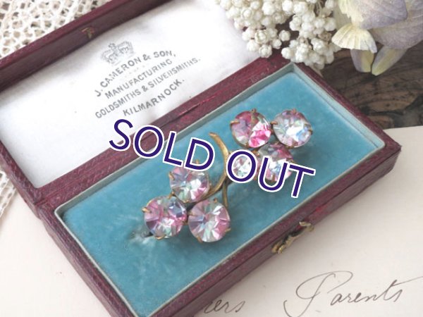 画像4: アイリスガラス クローバーブローチ (4)