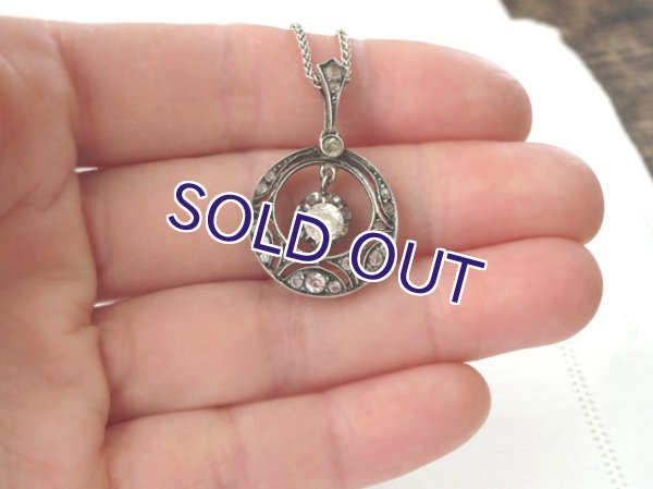 画像10: ミル打ち透かし細工のシルバーペンダント (10)