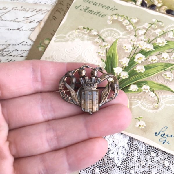 画像5: スズランとVICHYブローチ (5)