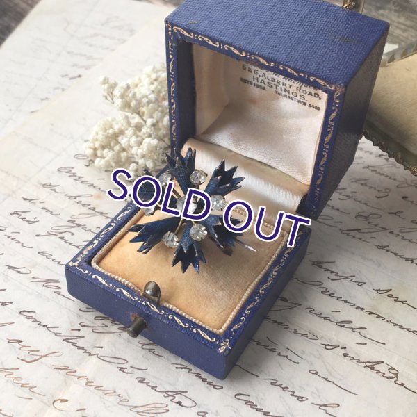 画像12: ブルーのメタルブローチセット (12)