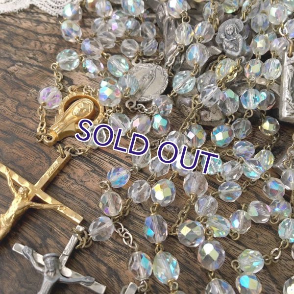 画像3: オーロラガラスロザリオセット (3)