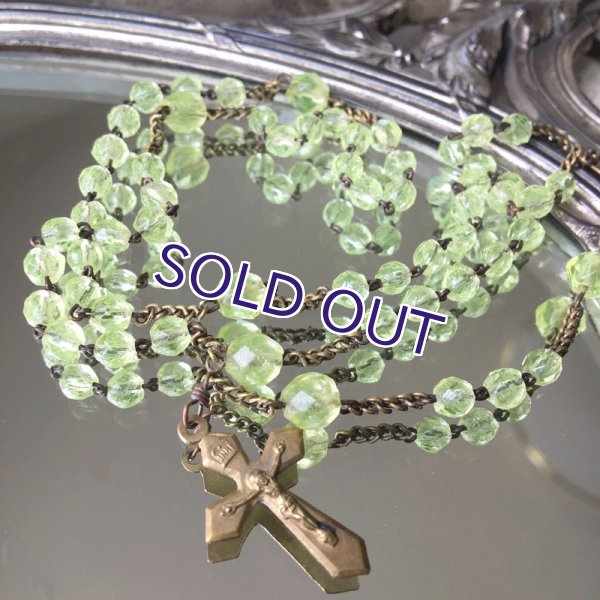 画像8: ウランガラスのロザリオf (8)