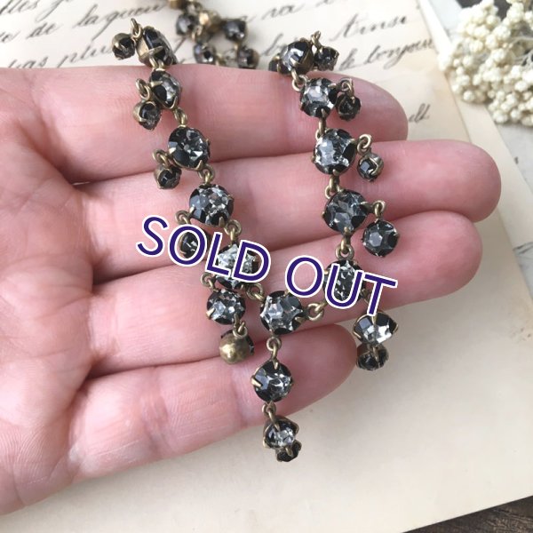 画像12: ベルリンガラスのシャンデリアネックレス (12)