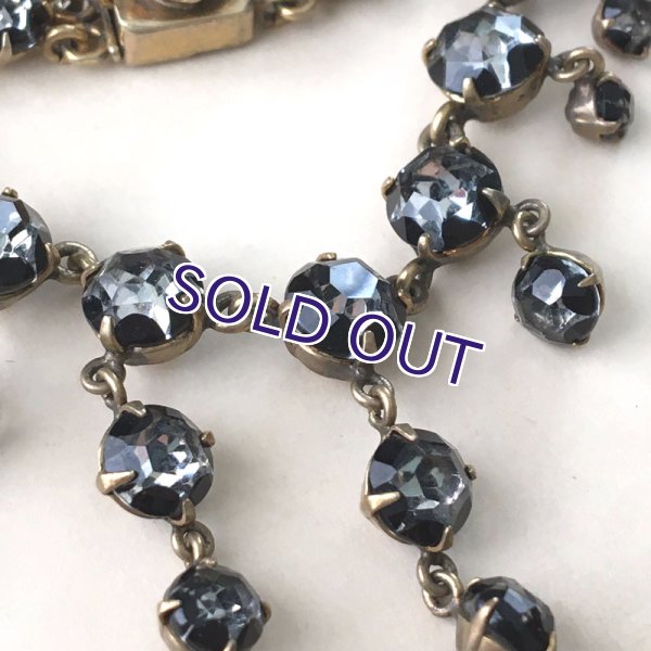 画像9: ベルリンガラスのシャンデリアネックレス (9)