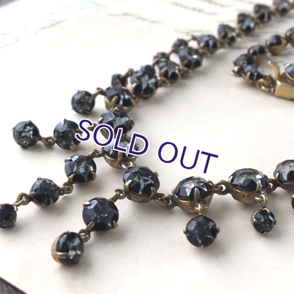 画像2: ベルリンガラスのシャンデリアネックレス (2)