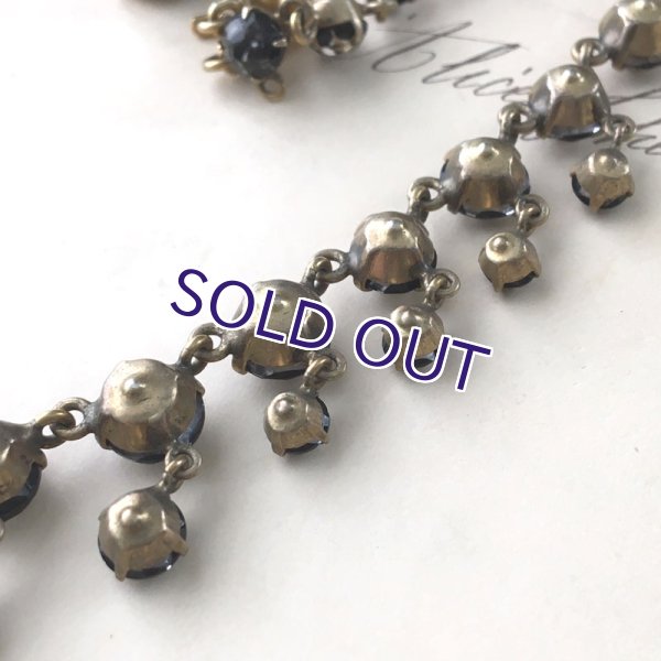 画像11: ベルリンガラスのシャンデリアネックレス (11)