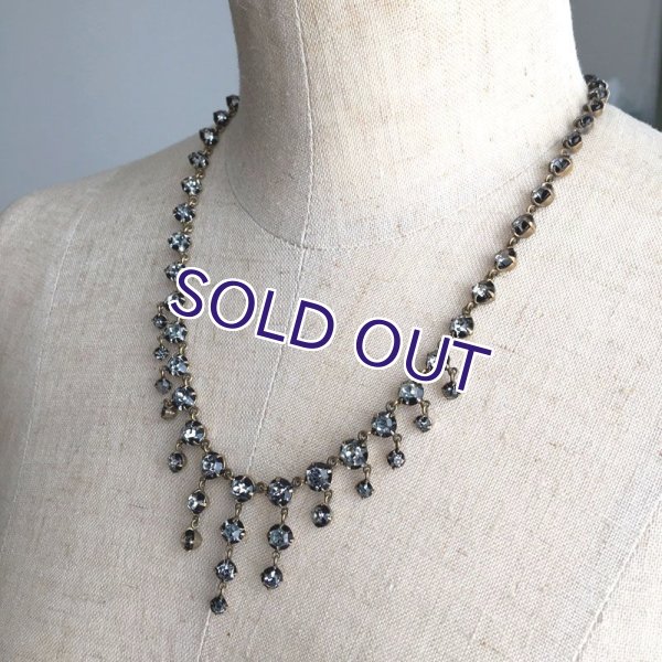 画像14: ベルリンガラスのシャンデリアネックレス (14)