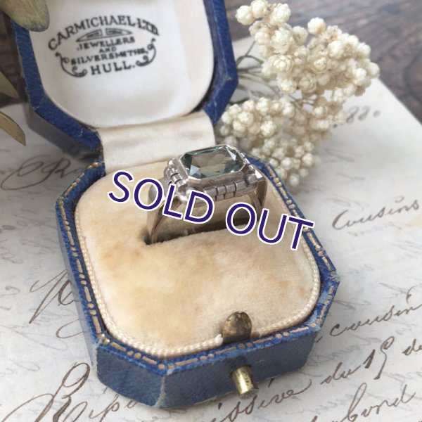 画像5: アールデコリング（グリーンスピネル） (5)