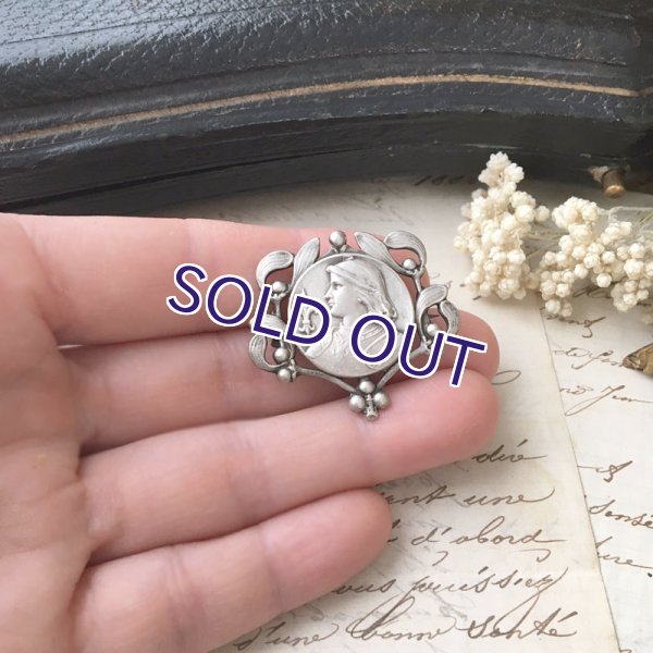 画像7: ジャンヌダルクとヤドリギのシルバーブローチ (7)