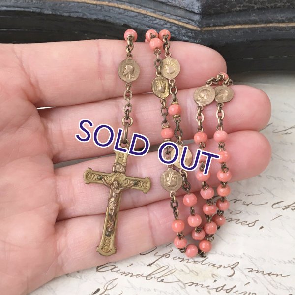 画像8: 珊瑚のゴールドロザリオ (8)