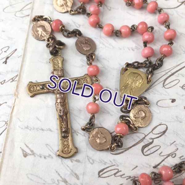 画像3: 珊瑚のゴールドロザリオ (3)