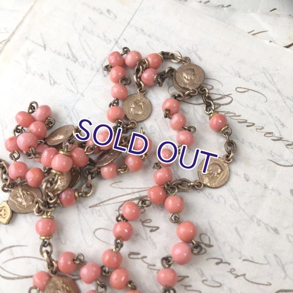 画像6: 珊瑚のゴールドロザリオ (6)