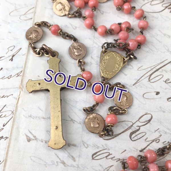 画像4: 珊瑚のゴールドロザリオ (4)