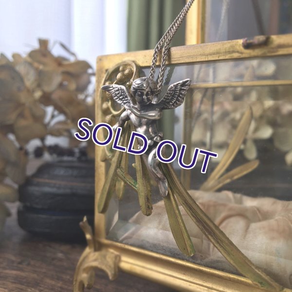 画像8: 天使のシルバーペンダントチャーム (8)