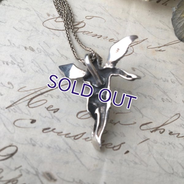 画像6: 天使のシルバーペンダントチャーム (6)