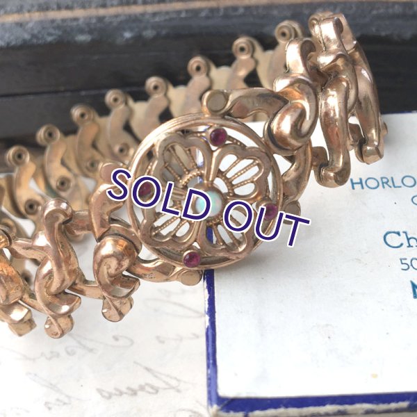 画像5: オパールのアコーディオンブレスレット (5)