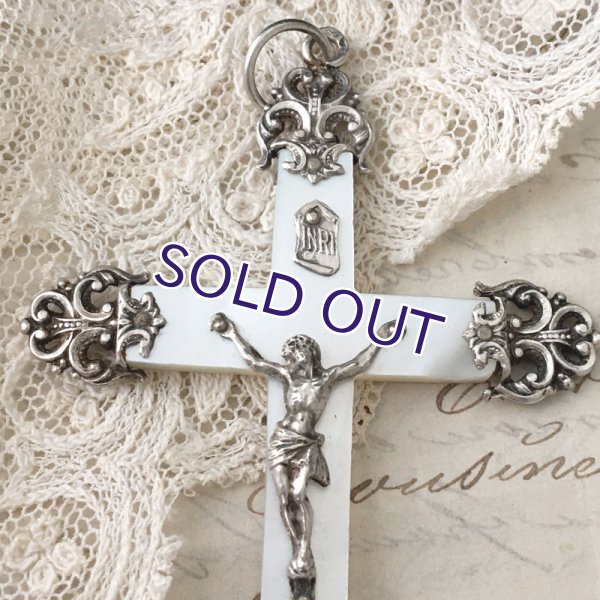 画像2: マザーオブパールのシルバークロスＡ (2)