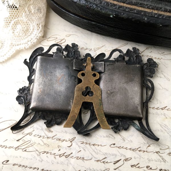 画像5: エルミン紋章のアールヌーボーフォトスタンド (5)