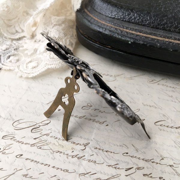 画像8: エルミン紋章のアールヌーボーフォトスタンド (8)