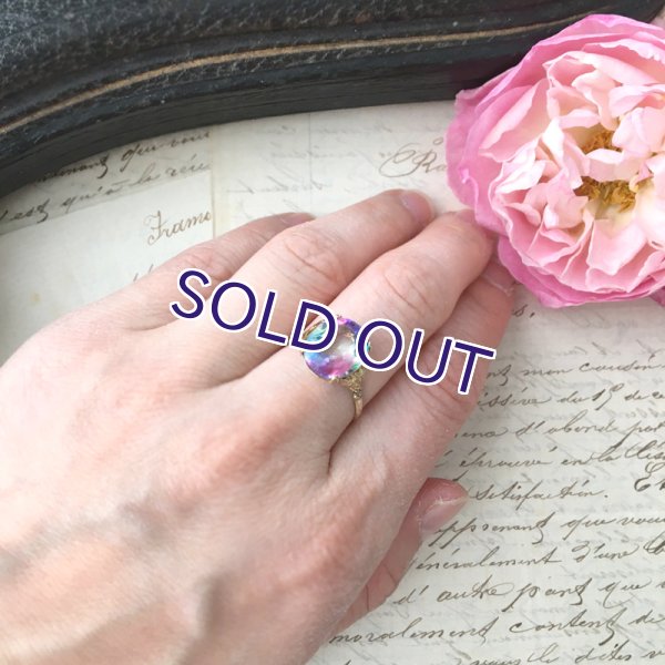 画像12: アイリスガラスのゴールドリング (12)