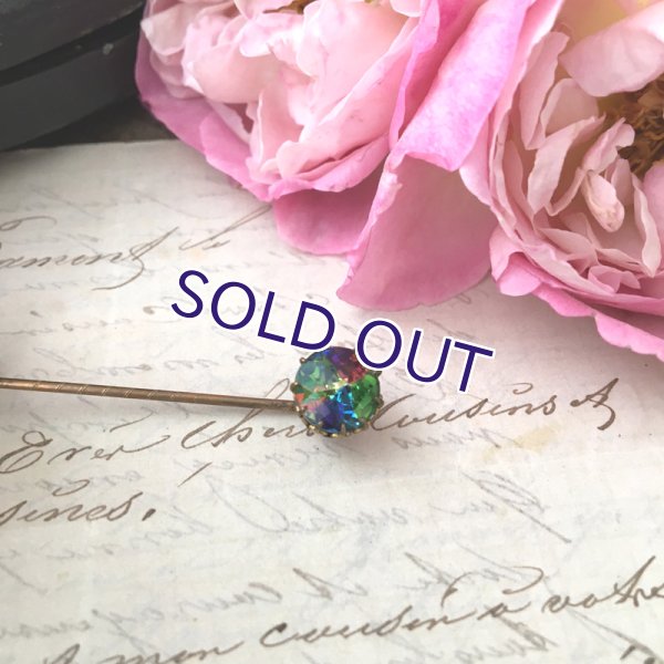 画像8: アイリスガラスのクラヴァットピン (8)