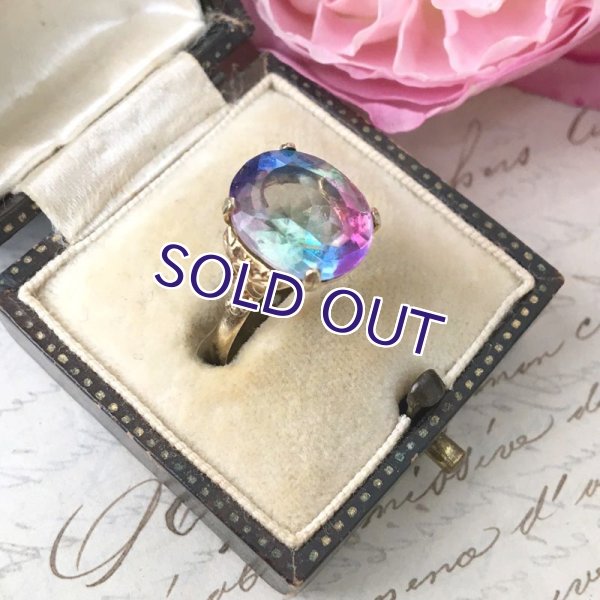 画像4: アイリスガラスのゴールドリング (4)