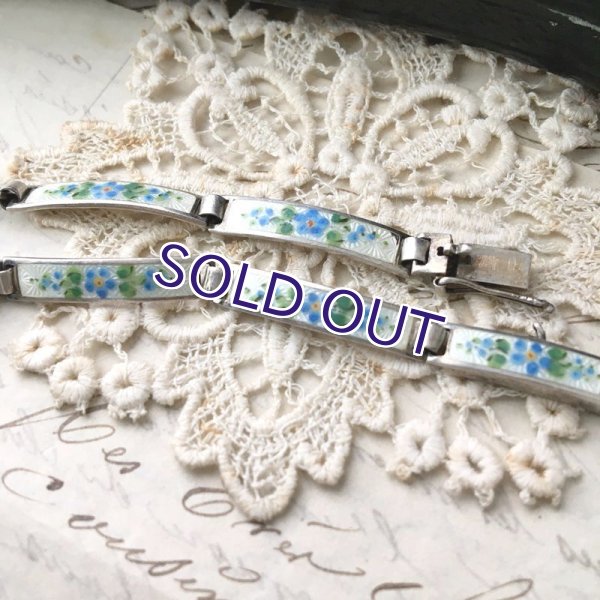 画像3: エナメルの勿忘草ブレスレット (3)