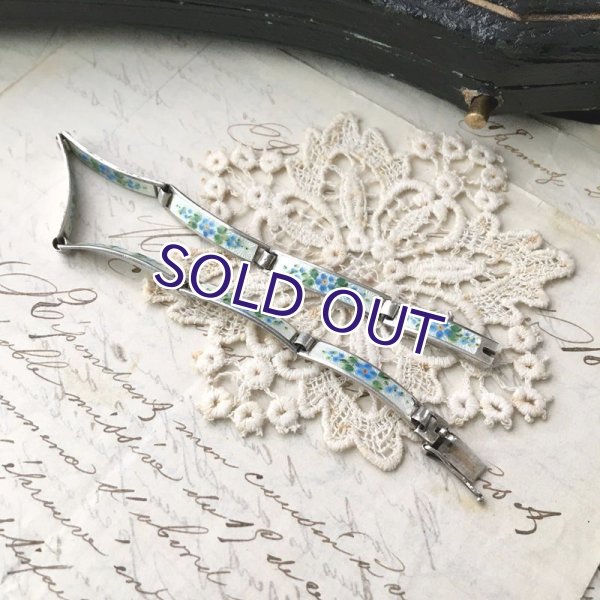 画像4: エナメルの勿忘草ブレスレット (4)