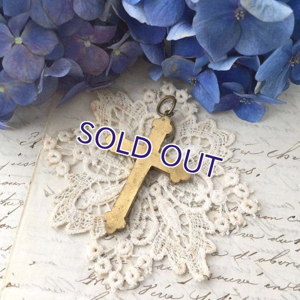 画像8: マイクロモザイクのクロスペンダント (8)