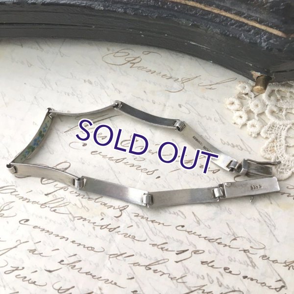 画像9: エナメルの勿忘草ブレスレット (9)