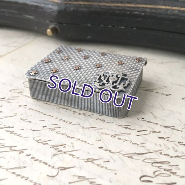 画像3: NDとフルールドリスのマッチケース（格子柄） (3)