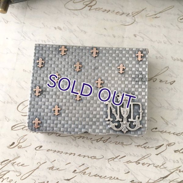 画像5: NDとフルールドリスのマッチケース（格子柄） (5)