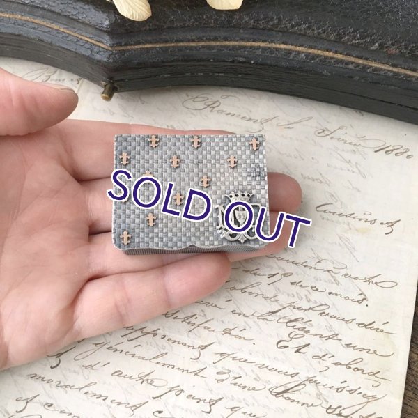 画像9: NDとフルールドリスのマッチケース（格子柄） (9)