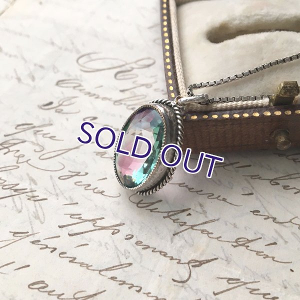 画像6: アイリスガラスのペンダントJ（オーバル） (6)