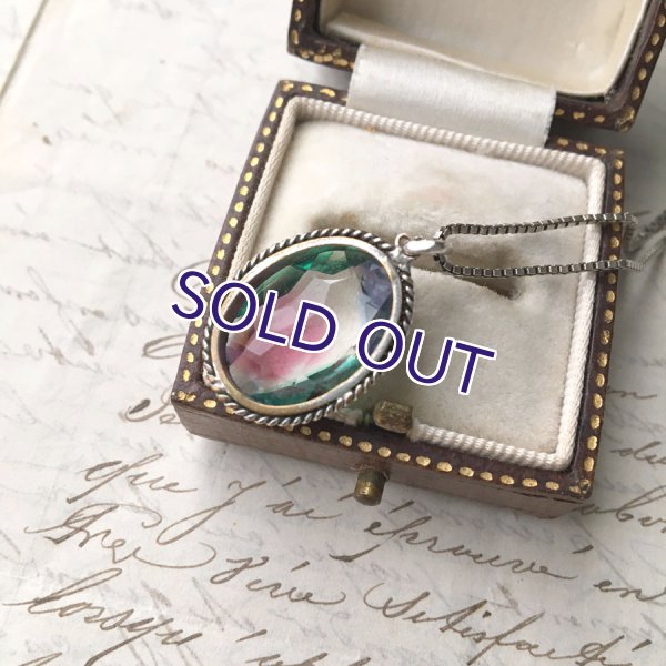 画像7: アイリスガラスのペンダントJ（オーバル） (7)