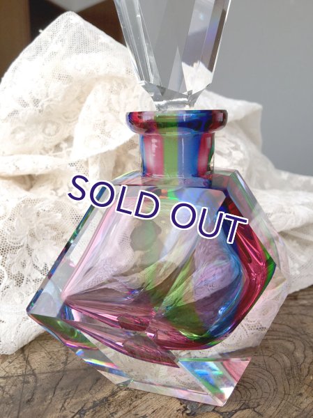 画像2: アイリスガラスの香水瓶 (2)