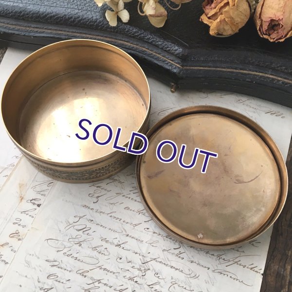 画像11: アールデコ様式のモルフォ蝶パウダーケース (11)