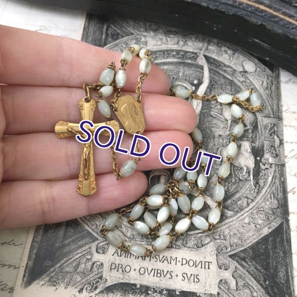 画像7: マザーオブパールのロザリオD (7)