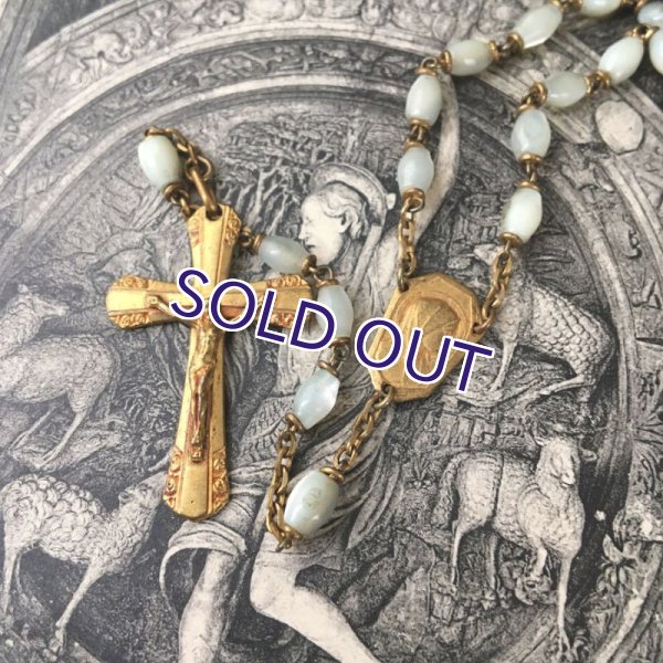 画像2: マザーオブパールのロザリオD (2)