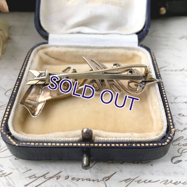 画像6: Mとアローのハンドブローチ (6)